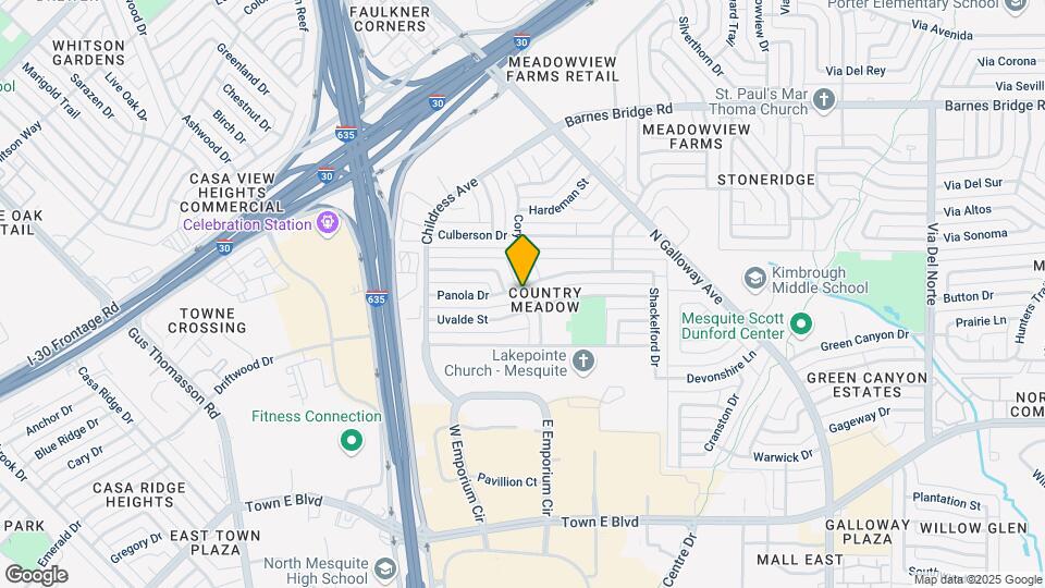 1704 Panola Dr Map and Location Details