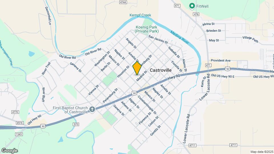 Castroville Village Map and Location Details