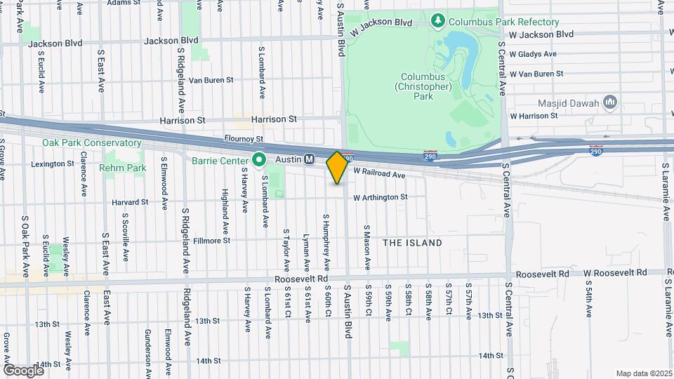 814-820 S. Austin Blvd. Mapa y Detalles de la Ubicación