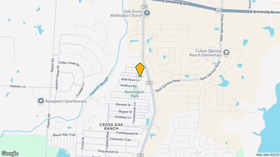 9113 Wild Rose Ln Map and Location Details