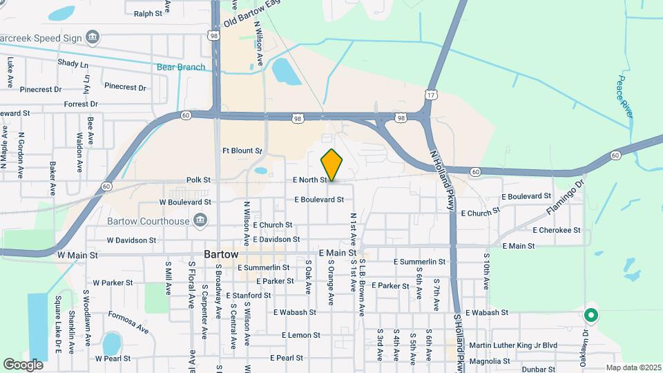 Bartow Triplex Map and Location Details