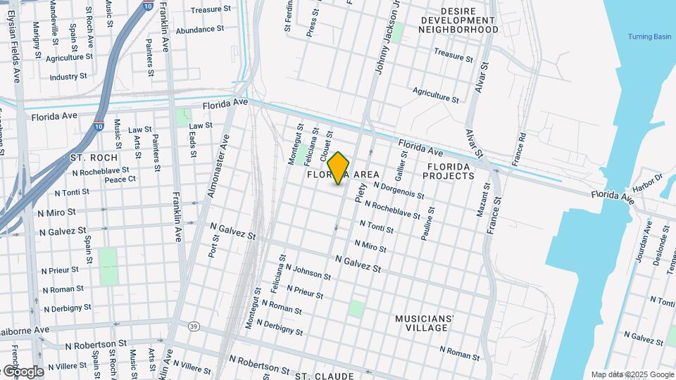 3155 N Rocheblave St Map and Location Details