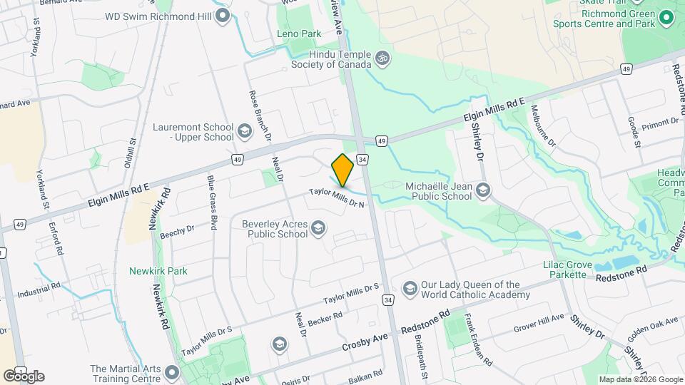 437 Taylor Mills Dr N Map and Location Details