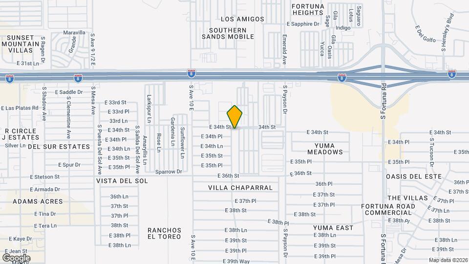 11319 S Avenida Compadres Map and Location Details