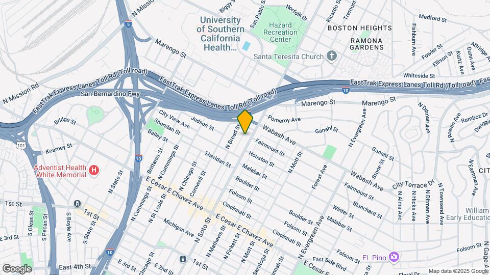 823 N Soto St Mapa y Detalles de la Ubicación