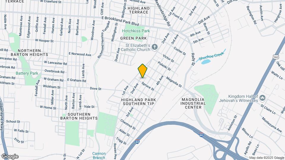 2407 2nd Ave, Unit #1 Map and Location Details