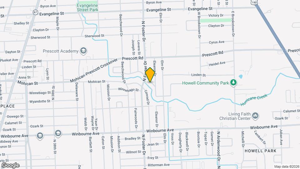 5156 Linden St Map and Location Details