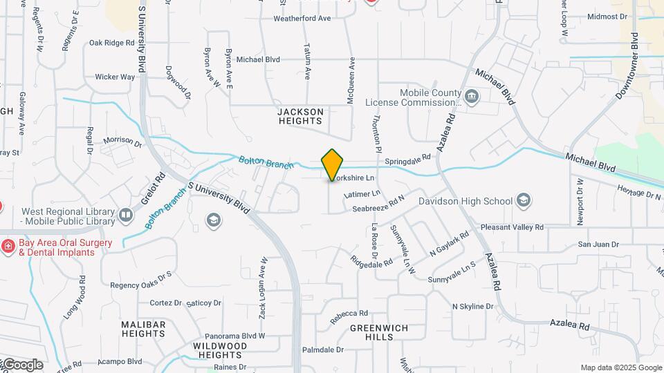 303 Evergreen Hill Map and Location Details