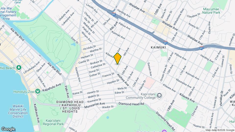 634 9th Ave Map and Location Details