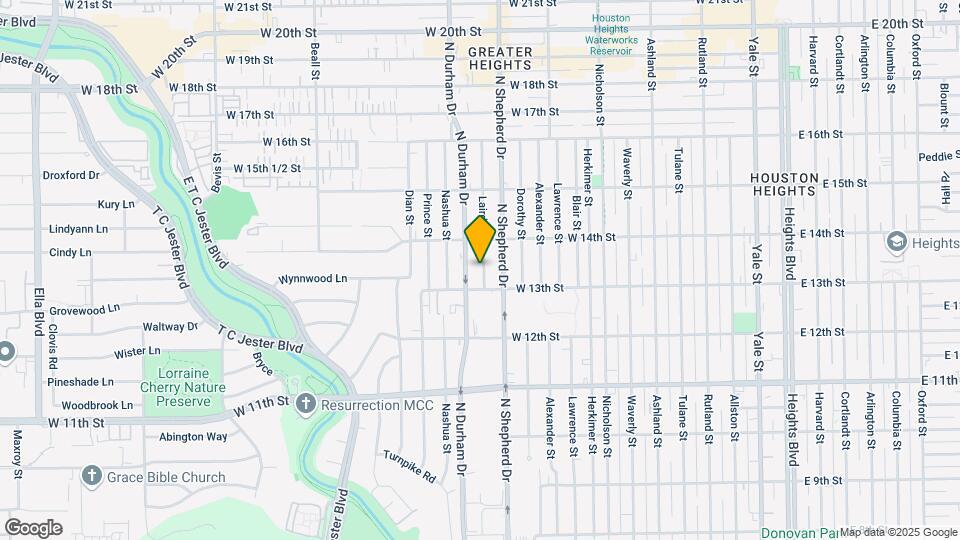 1325 Laird St Map and Location Details