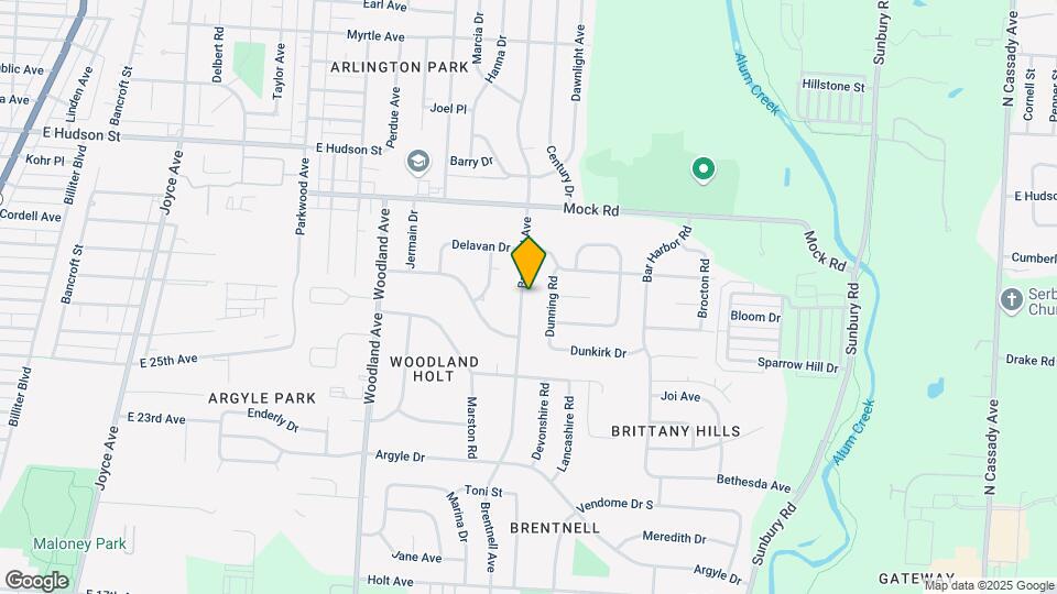 1956 Brentnell Ave Map and Location Details
