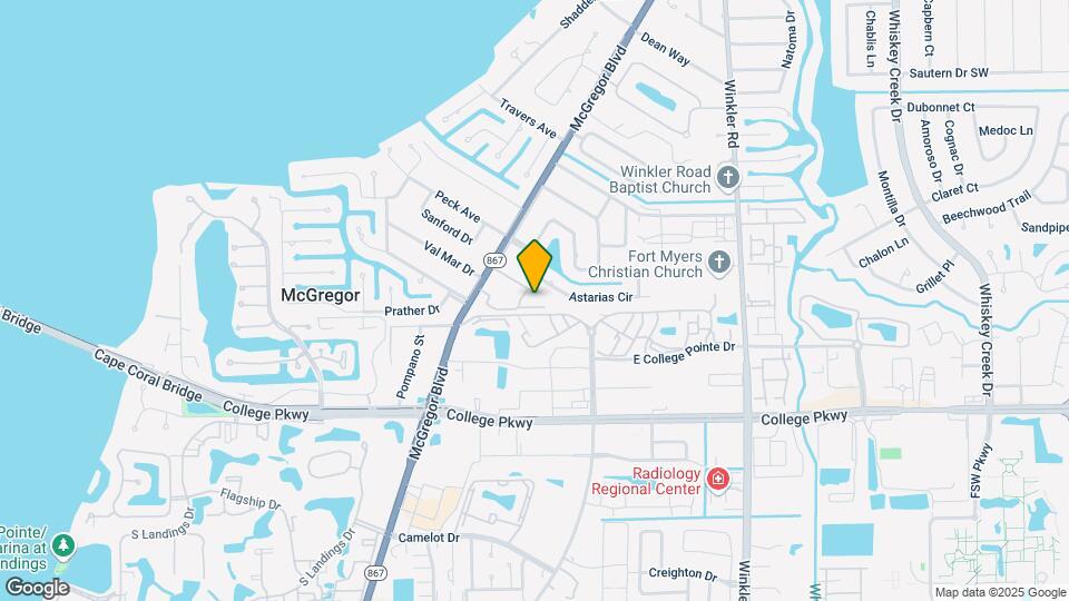 12505 McGregor Blvd Map and Location Details