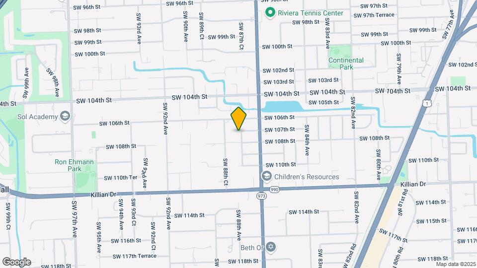 10790 SW 88th Ave Mapa y Detalles de la Ubicación