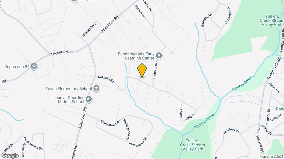 3704 Oaklawn Rd Map and Location Details