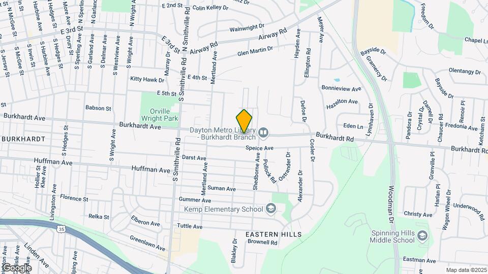 4654 Burkhardt Ave-Unit -A Map and Location Details