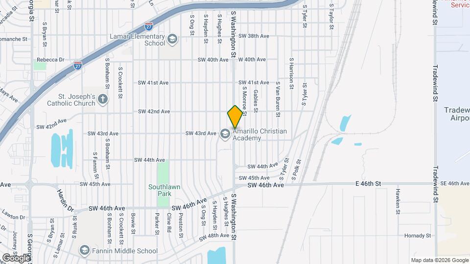 4219 S Washington St Map and Location Details