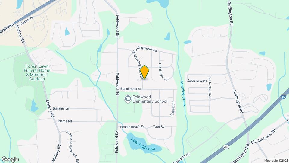 3695 Morning Creek Dr Map and Location Details