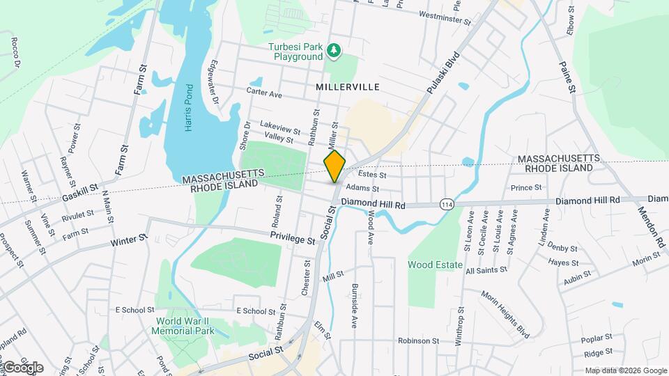 1134 Social St Map and Location Details