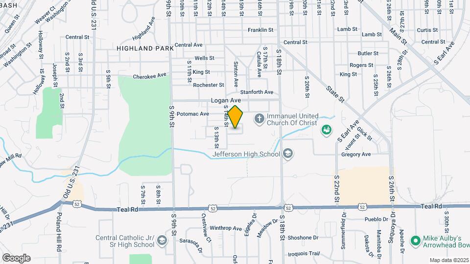 1425 Oak Ct Map and Location Details