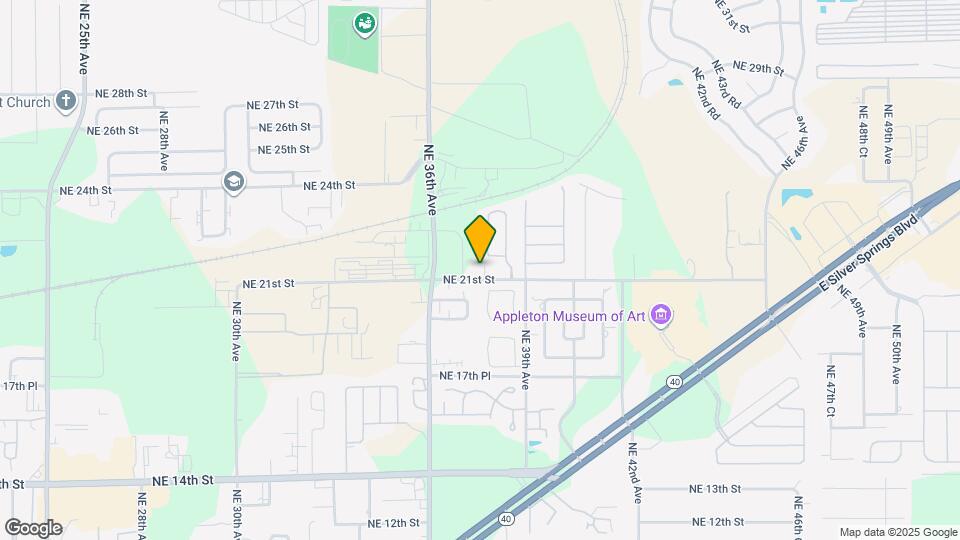 2110 NE 38th Ave Mapa y Detalles de la Ubicación