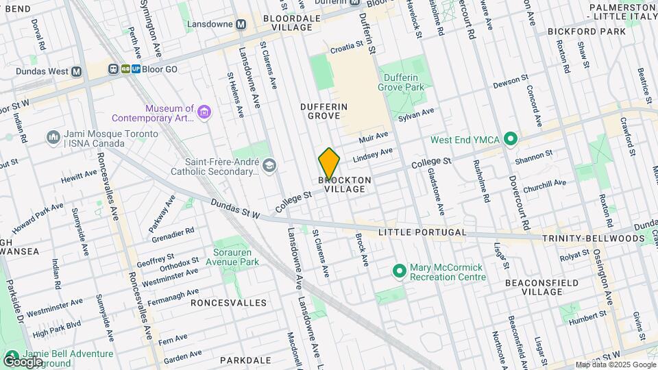 1226 College St Map and Location Details