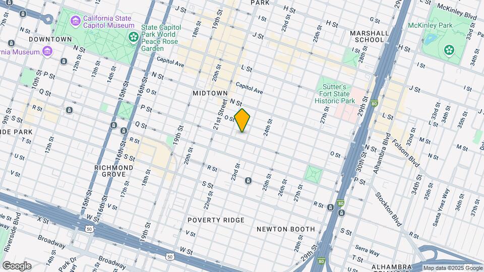 2223 P St Map and Location Details
