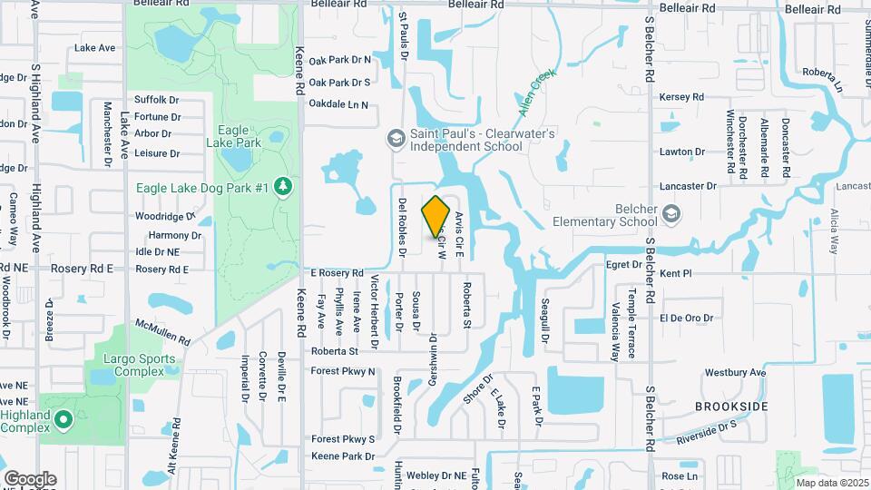 1975 Arvis Cir W Map and Location Details