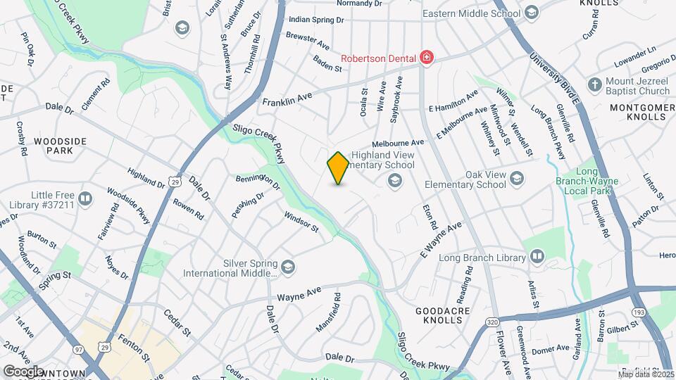 9039 Sligo Creek Pky, Unit 909 Map and Location Details