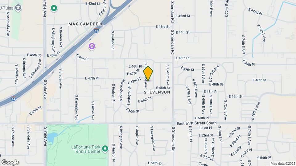 4719 S Lakewood Ave Map and Location Details