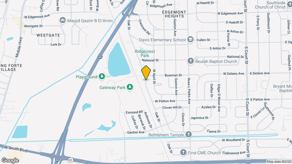 3837 Oak St Mapa y Detalles de la Ubicación