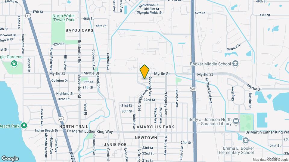 1655 35th St Map and Location Details