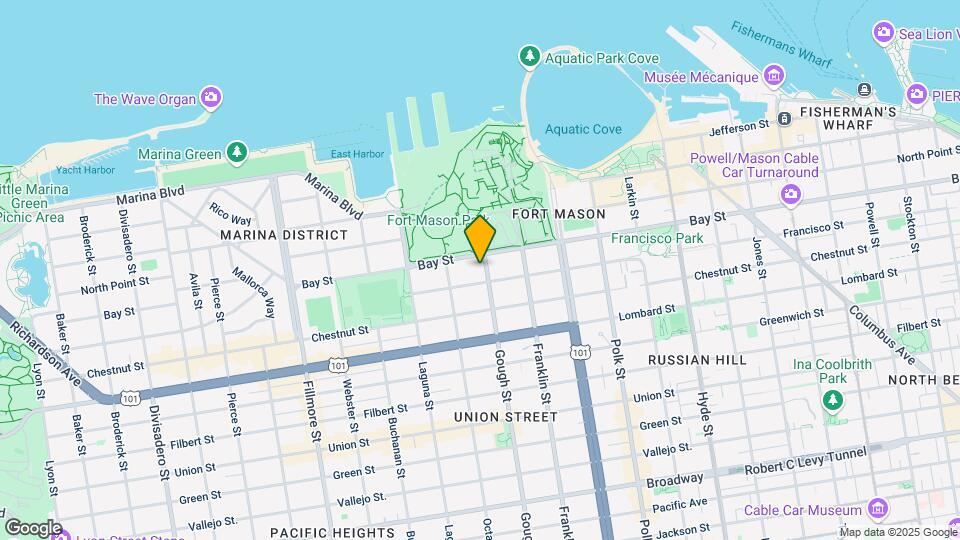 3235 Gough St Mapa y Detalles de la Ubicación