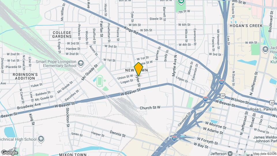 1499 Logan St Map and Location Details