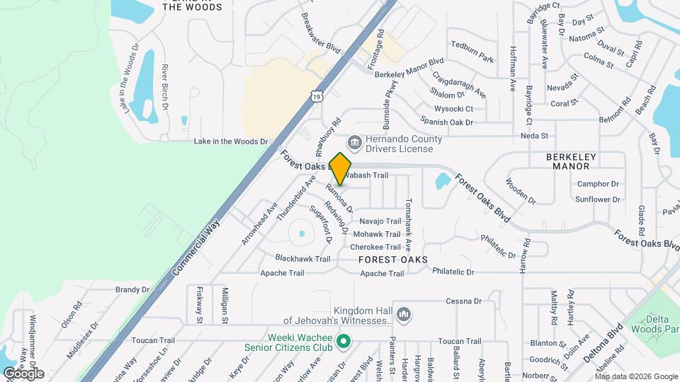 4142 Ramona Dr Map and Location Details