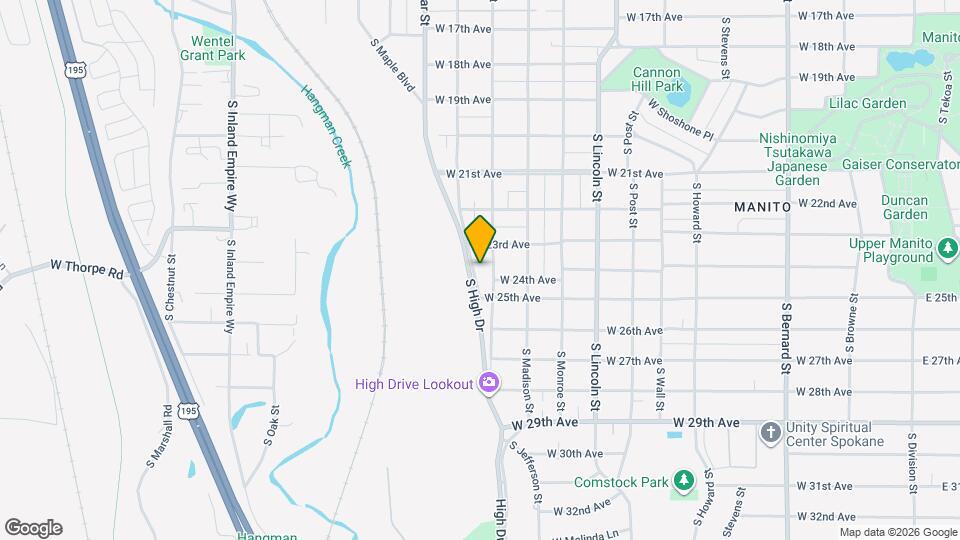 2324 S Jefferson St Map and Location Details