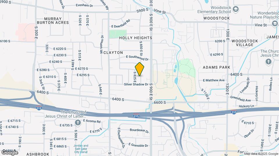 6420 S 850 E St Map and Location Details