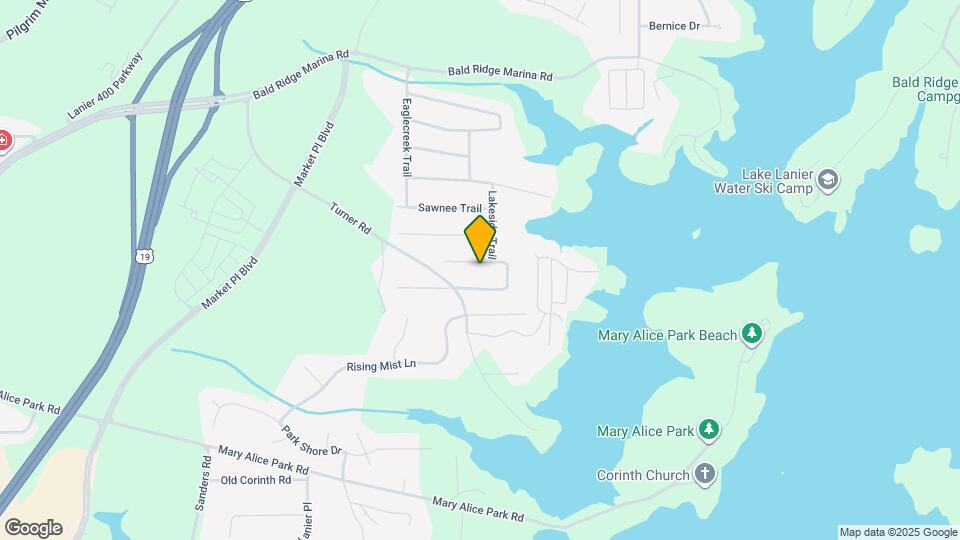 2515 Lakeview Trail Map and Location Details