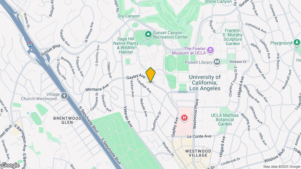 505 Gayley Ave Map and Location Details