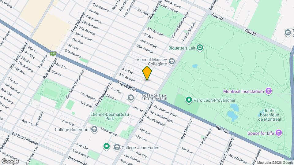 4218 De Bellechasse Rue Map and Location Details