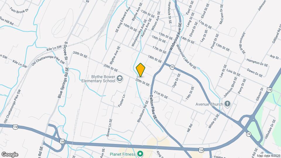 745 20th St SE Map and Location Details