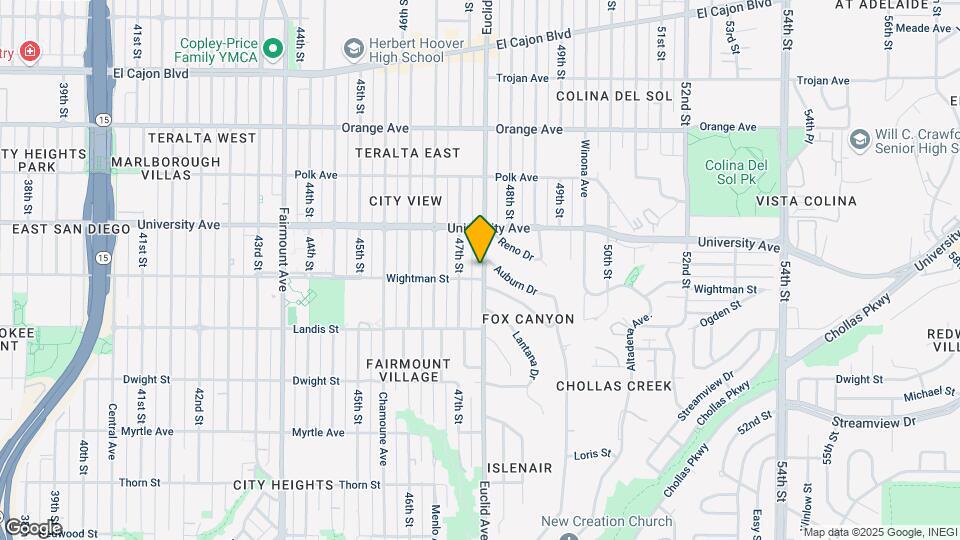 3810 Euclid Ave Mapa y Detalles de la Ubicación
