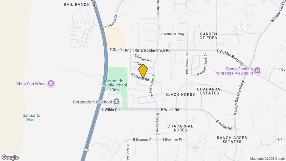 3612 E Mecate Rd Mapa y Detalles de la Ubicación