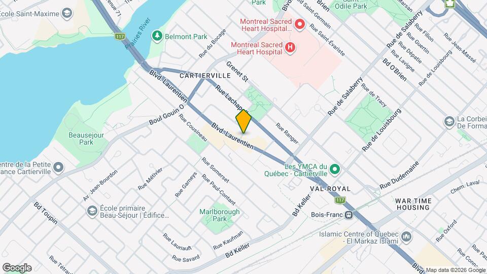 6011 Émile-Nelligan Rue Map and Location Details