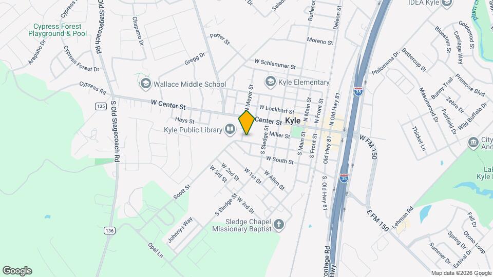 504 W Moore St Map and Location Details