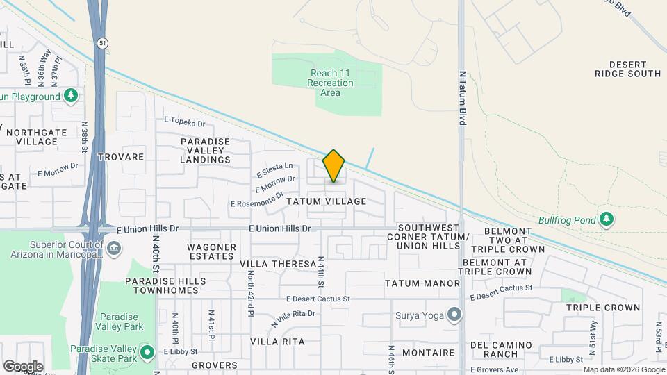 4378 E Rosemonte Dr Map and Location Details