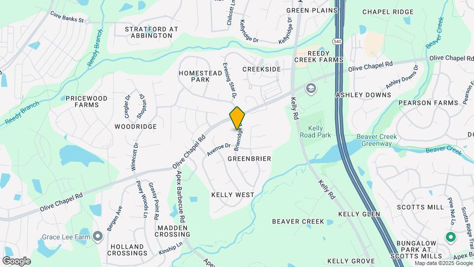 112 Brierridge Dr Map and Location Details