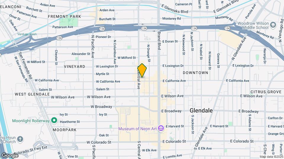 Legendary Glendale Map and Location Details