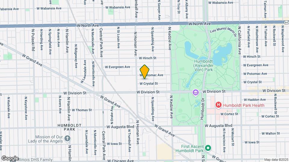 3334 W Crystal St Map and Location Details