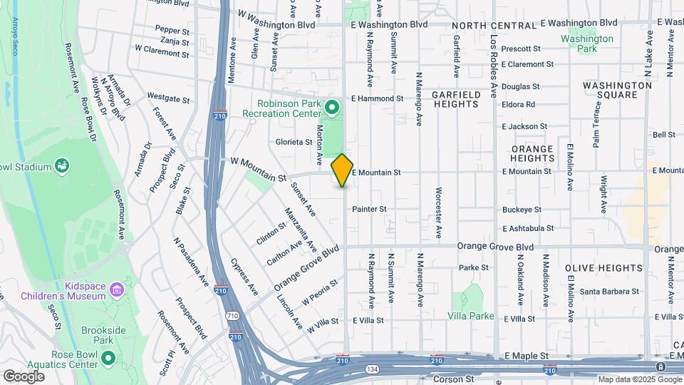 859 N Fair Oaks Ave Map and Location Details