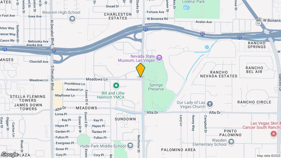 3822 Meadows Ln Map and Location Details